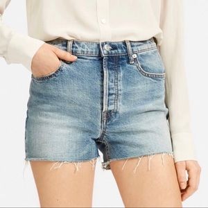 Like new Everlane cheeky jean shorts. Size 25.